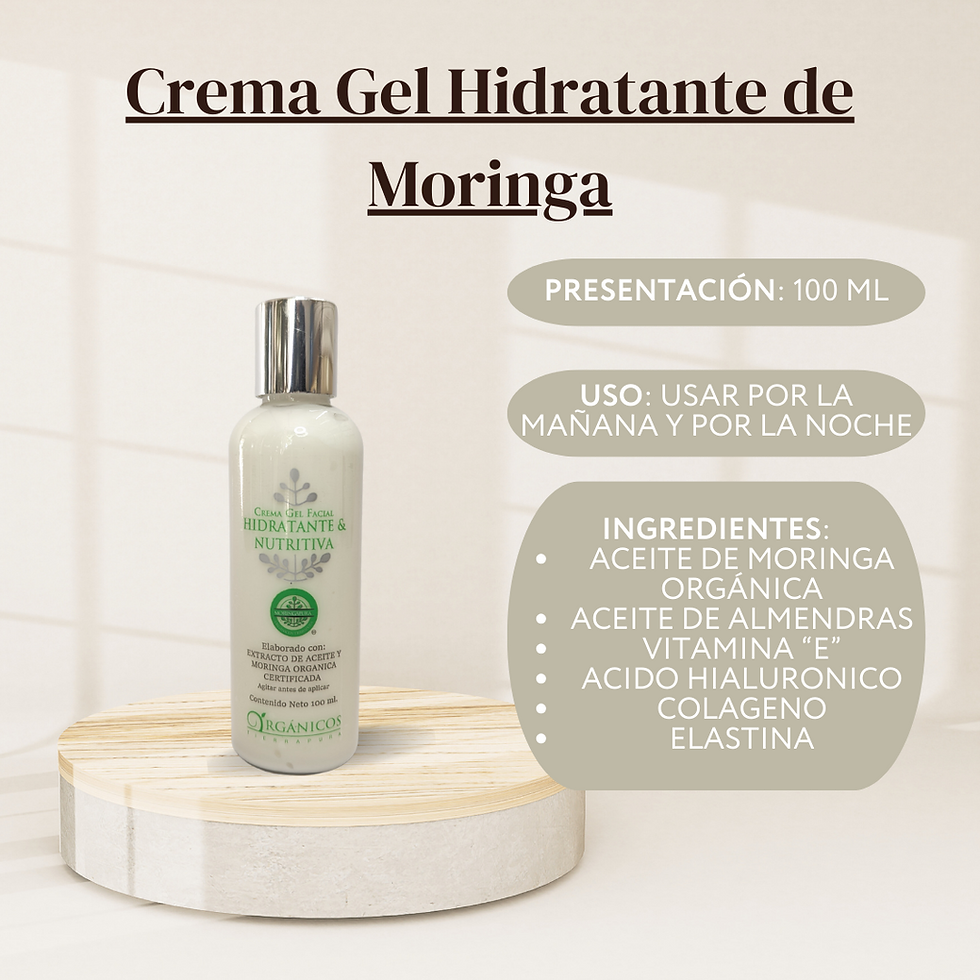 Miniatura: Crema Gel Hidratante de Moringa
