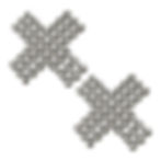 Studded X-shaped Pasties by Neva Nude