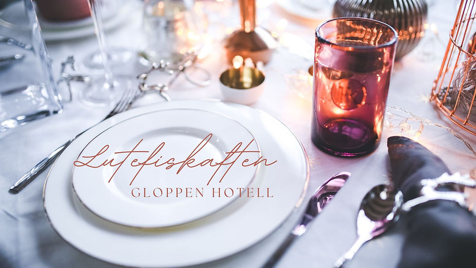 Lutefiskaften på Gloppen Hotell 