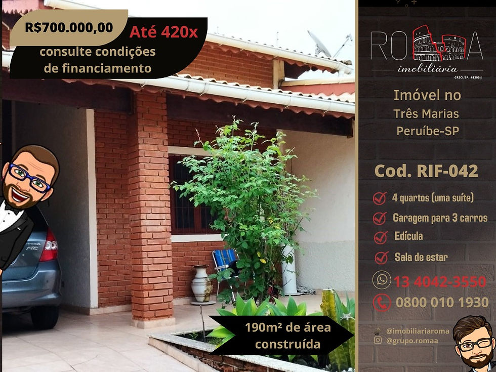 TRÊS MARIAS - PERUIBE SP