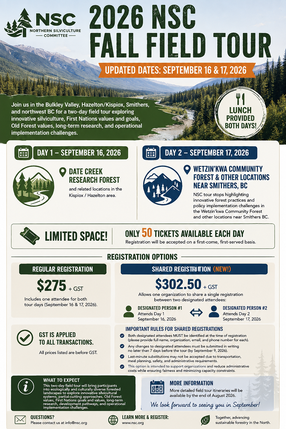 Thumbnail: Fall Field Tour - Smithers Shared Registration