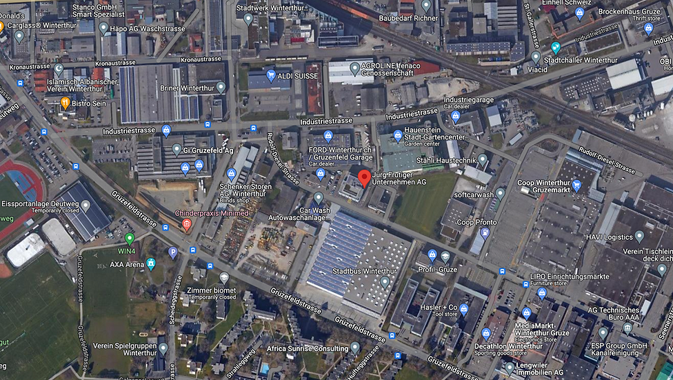 Jürg Frutiger Unternehmen AG Google Maps