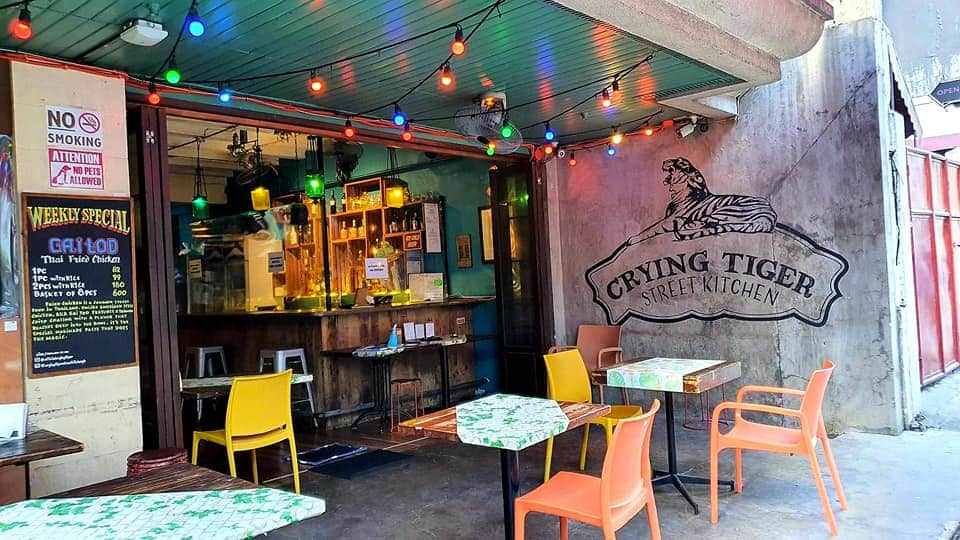Enjoy Thai cuisine in Makati City by visiting Crying Tiger Street Kitchen.