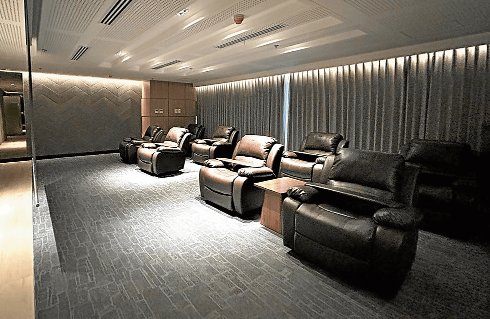Media room at Time Square West
