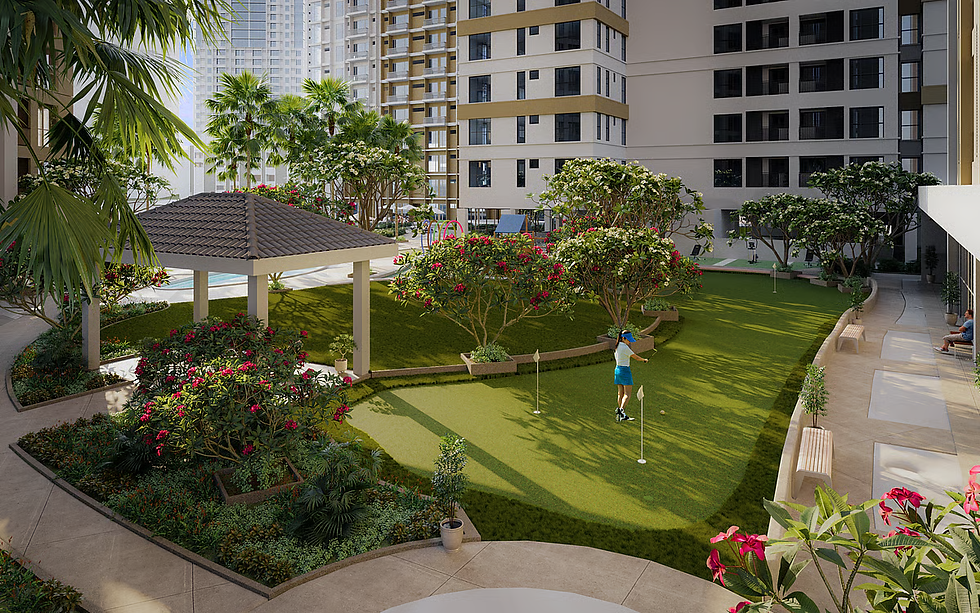 Putting Green at Marco Polo Residences.