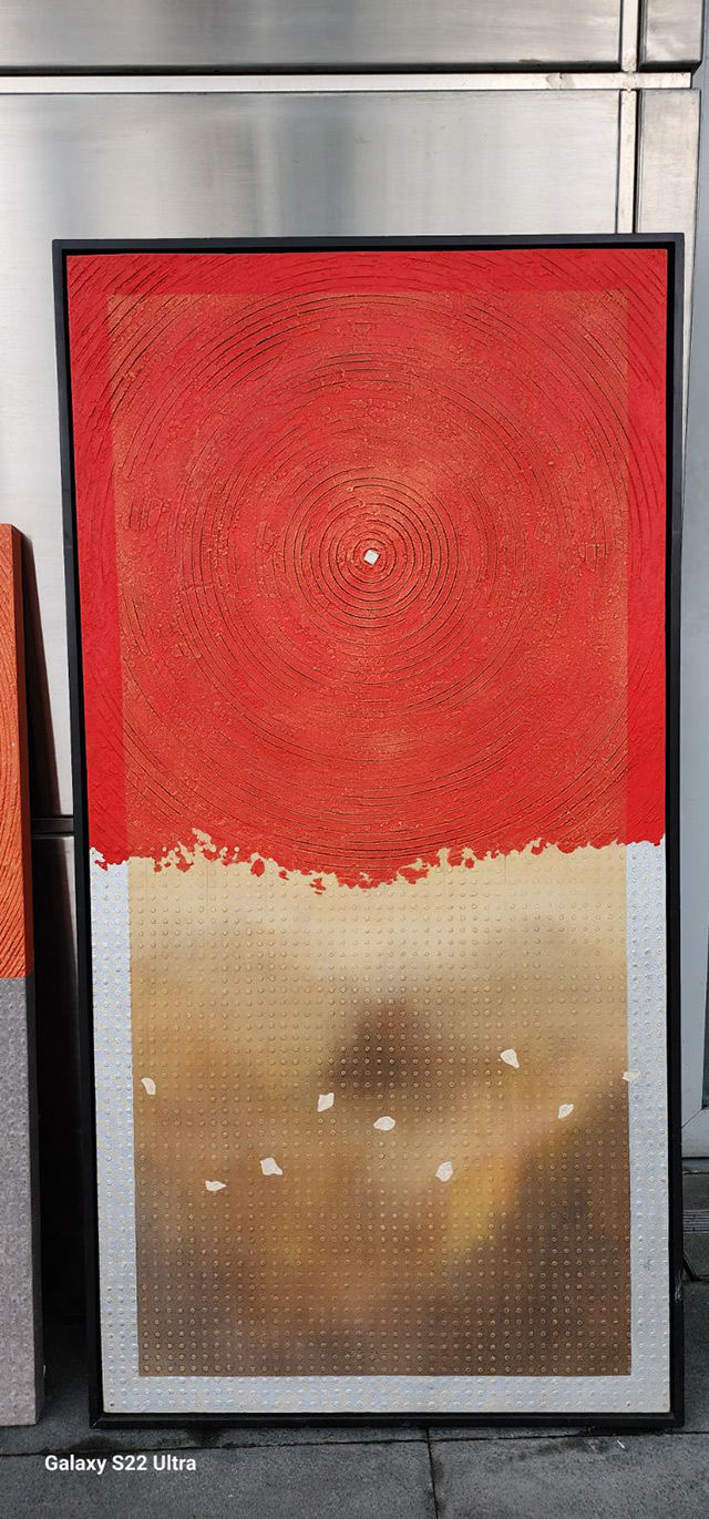 Oil and acrylic on canvas by Fernando Ramos.