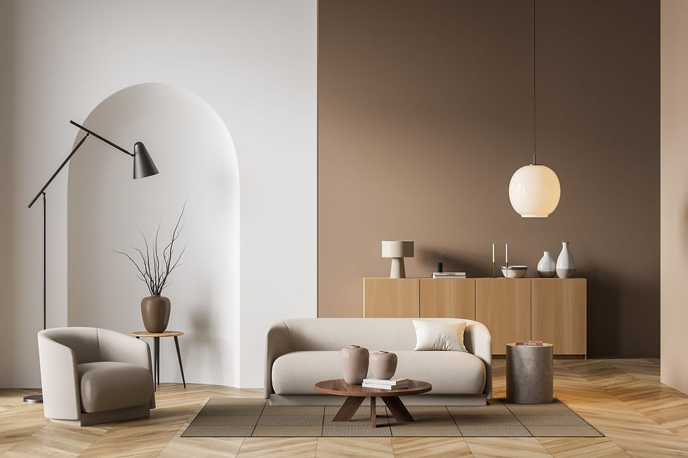 Muted colors like white or beige are ideal for evoking feelings of serenity and allowing the focus to remain on the most important elements.