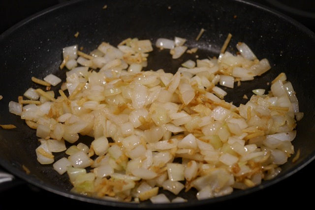 Fried ginger and onion