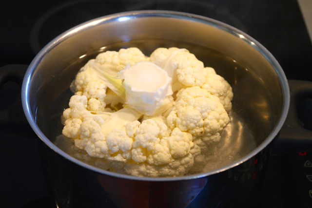 Boil cauliflower