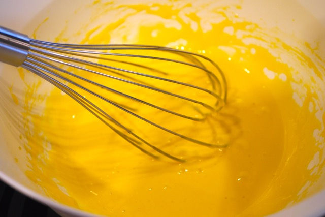 Add water and lemon juice