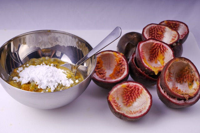 Mix with powder sugar