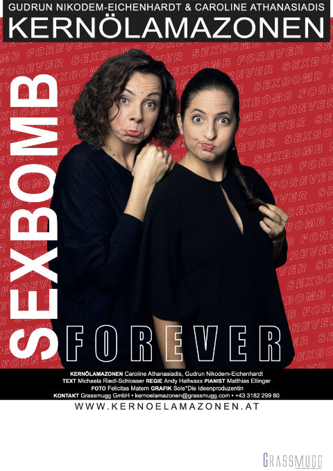 Programmflyer Kernölamazonen Sexbomb Forever