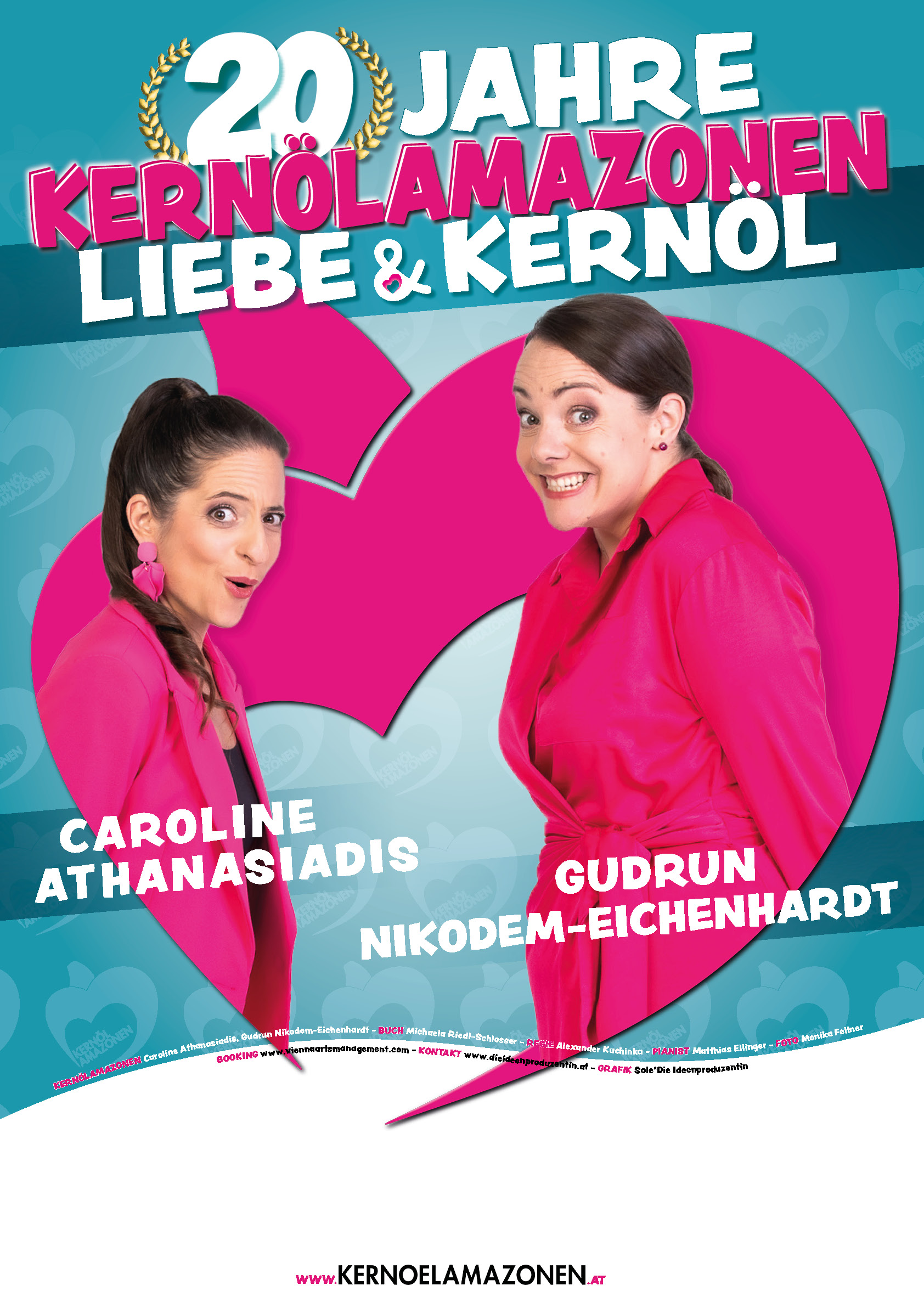 Programmflyer Kernölamazonen 20 Jahre Liebe und Kernöl
