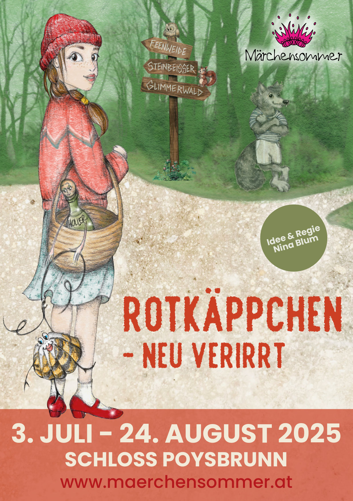 Rotkäppchen Flyer Märchensommer