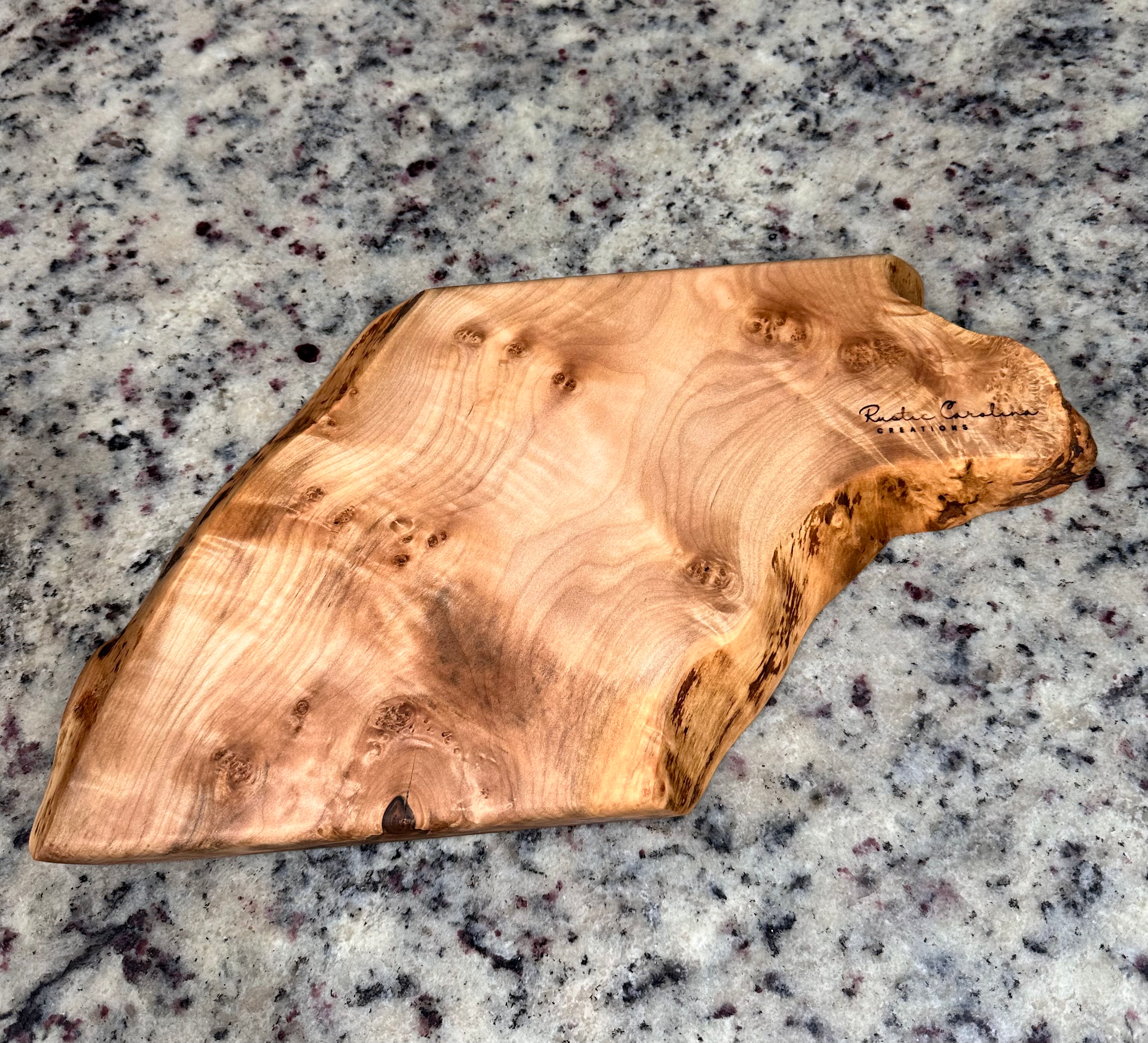Live Edge Curly Maple 