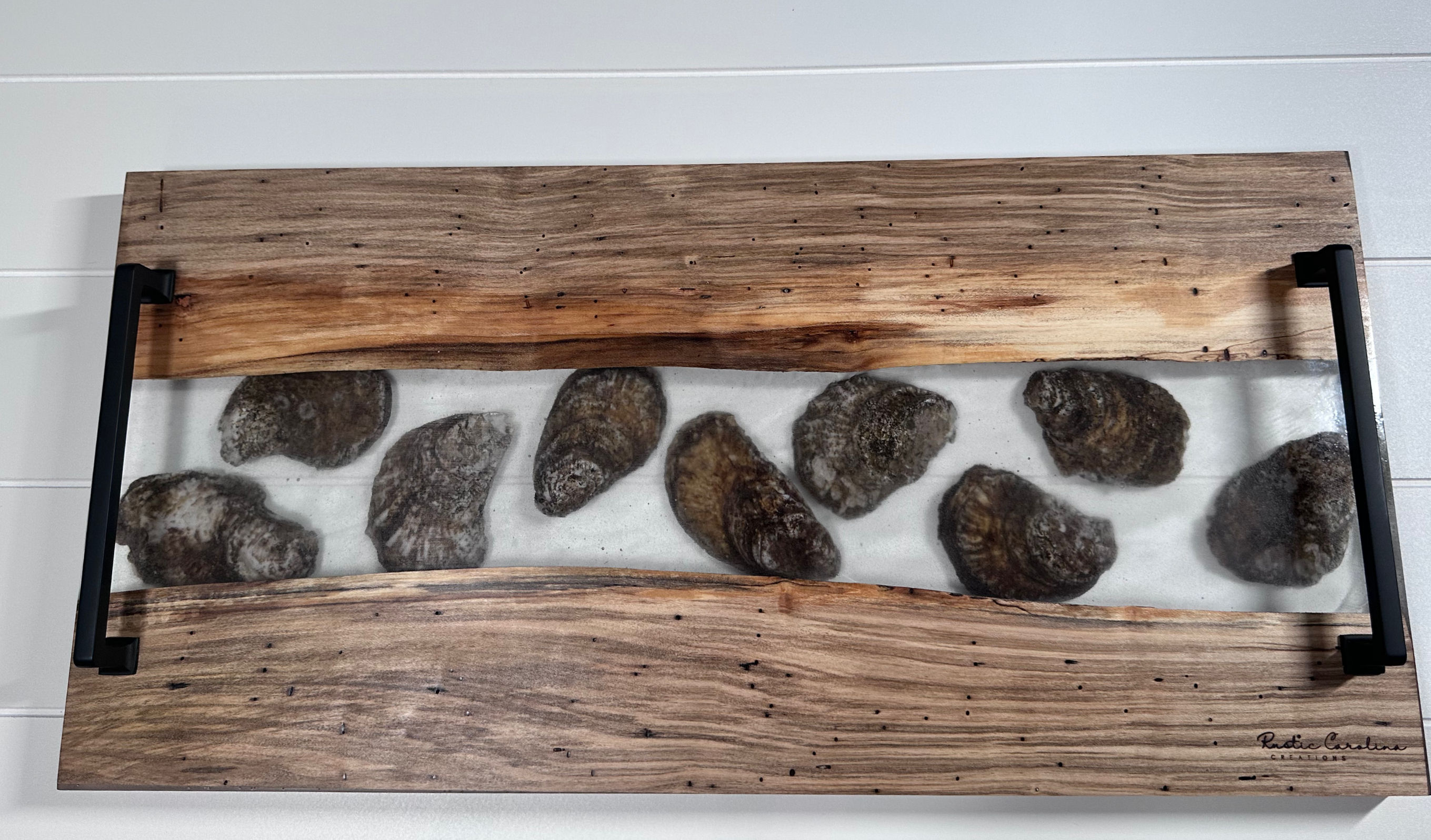Ambrosia Maple Oyster Epoxy Tray