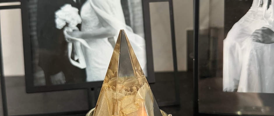 Deposit for Ring holder Flower Keepsake