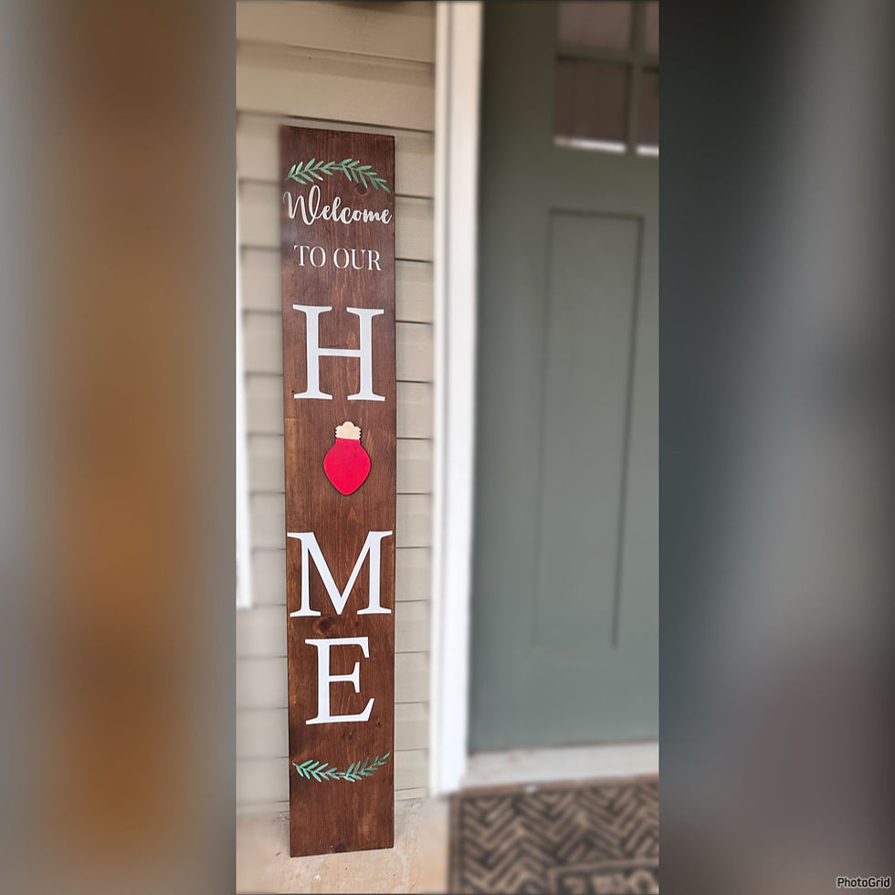 Thumbnail: Interchangeable Porch Welcome Sign