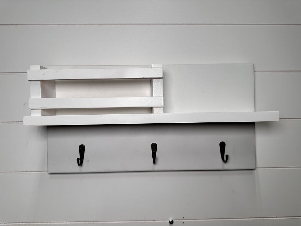 Thumbnail: Wall organizer with hooks 