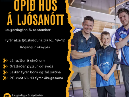 Fjölskyldustund hjá PR um ljósanótt 6. september á milli 10:00-12:00
