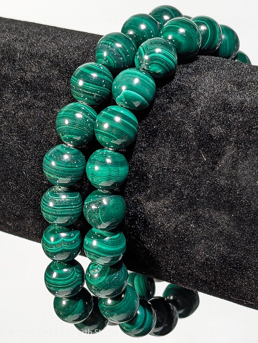 Bracciale Malachite Naturale 10 mm – Congo