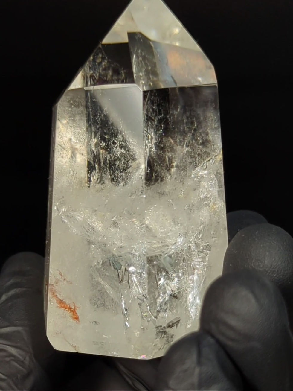 Miniatura: Torre a punta lucidata di quarzo naturale – 181 g – Brasile