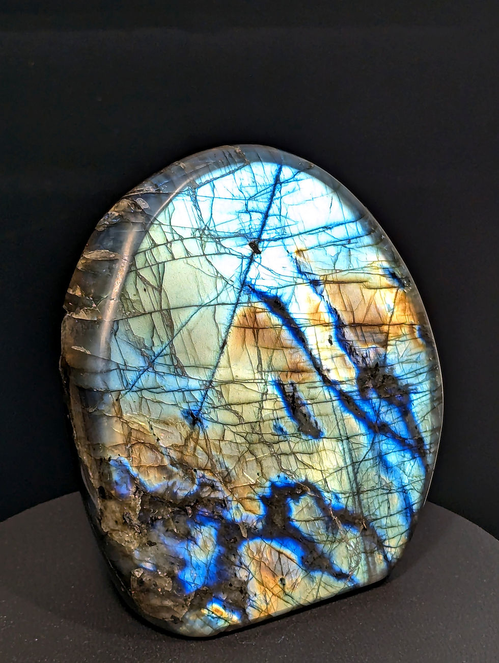 Labradorite lucidata - Madagascar – 1055 g - Intensa labradorescenza