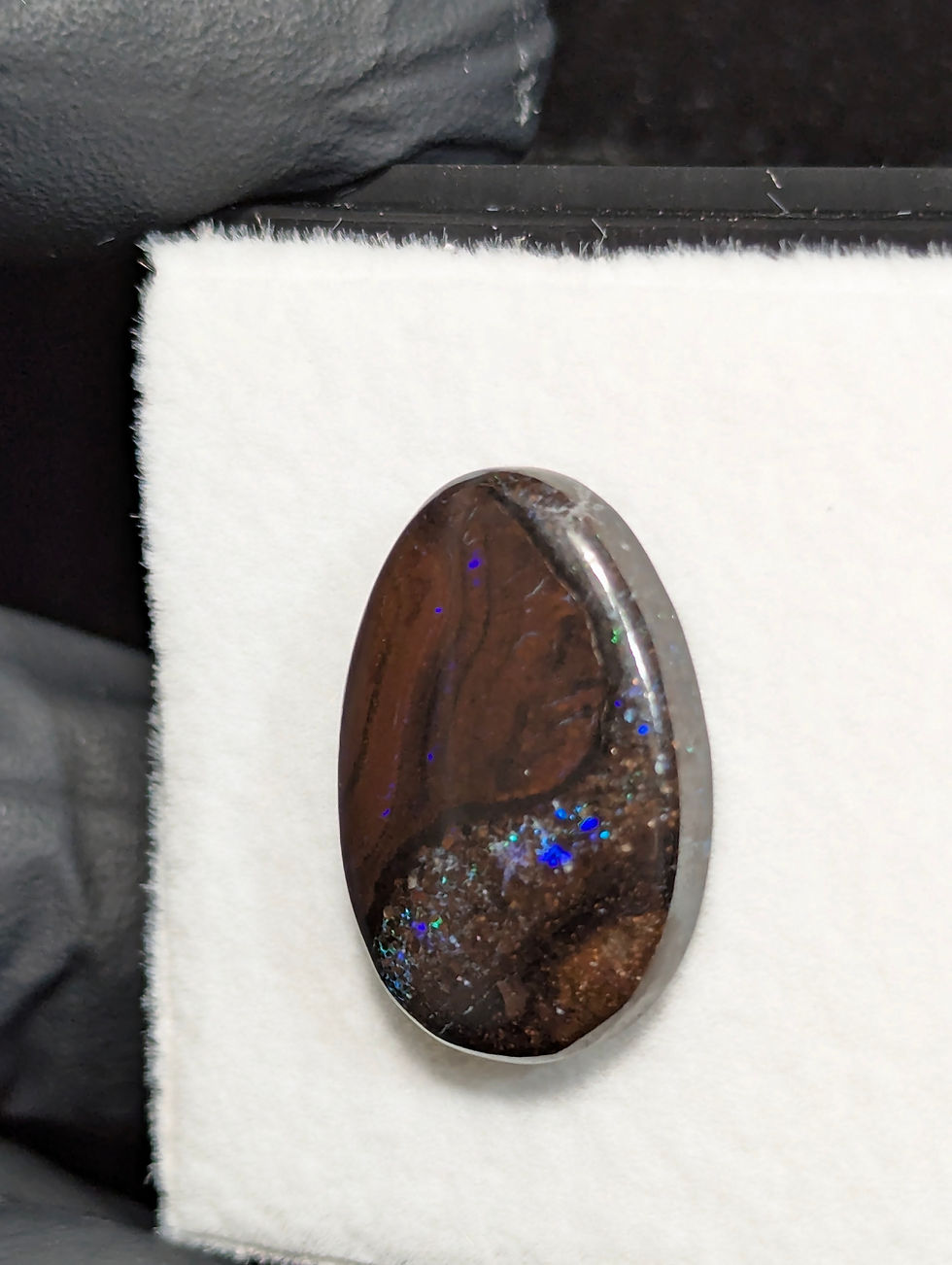 Thumbnail: Opale Nobile Naturale Andamooka - Cabochon da 9.35 ct (Sud Australia)