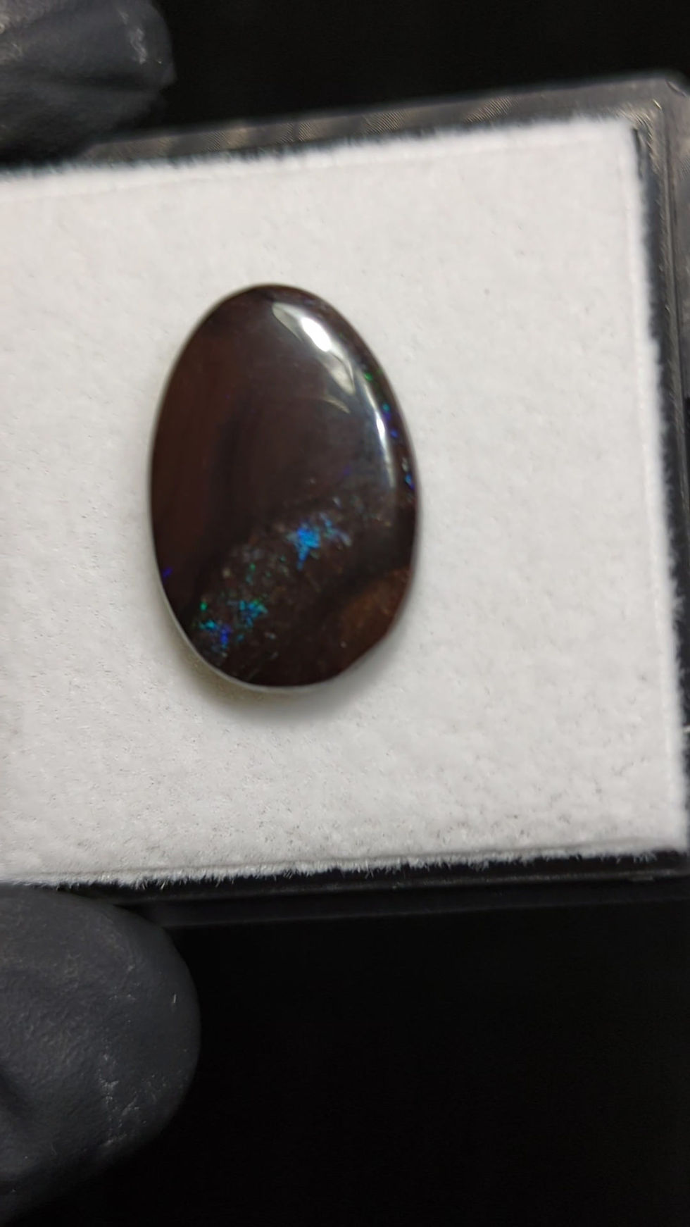 Thumbnail: Opale Nobile Naturale Andamooka - Cabochon da 9.35 ct (Sud Australia)