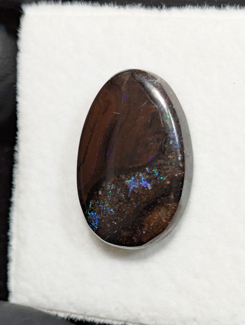 Thumbnail: Opale Nobile Naturale Andamooka - Cabochon da 9.35 ct (Sud Australia)