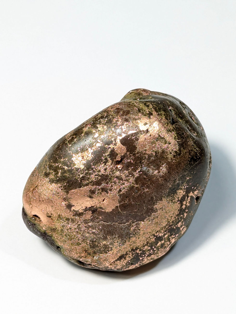 Rame Nativo Naturale - campione alluvionale - Keweenaw County, Michigan, USA