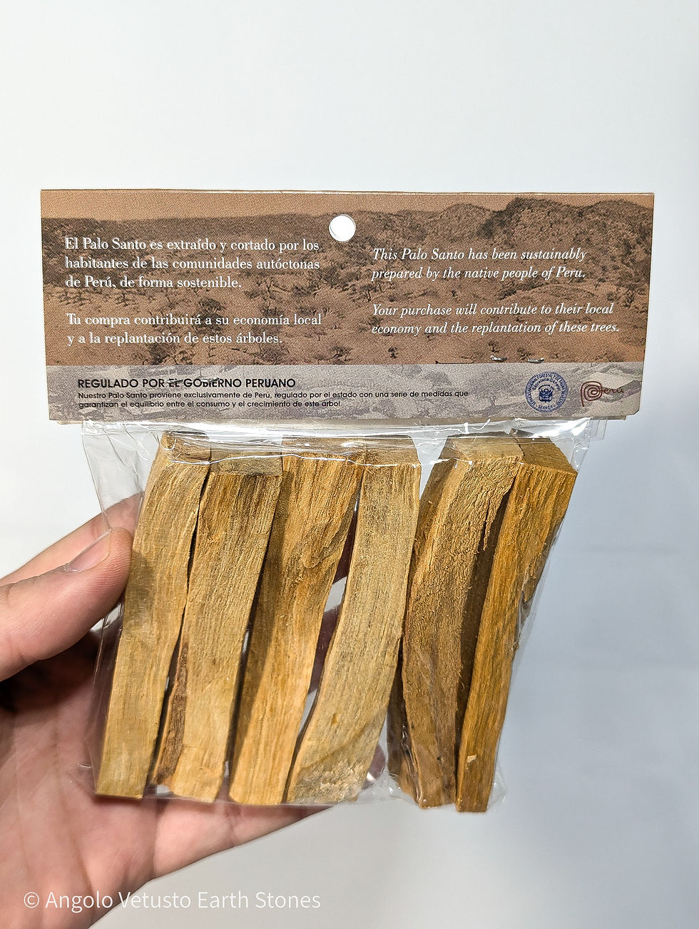Thumbnail: Palo Santo Originale Naturale – 80 grammi circa – 7/8 pezzi