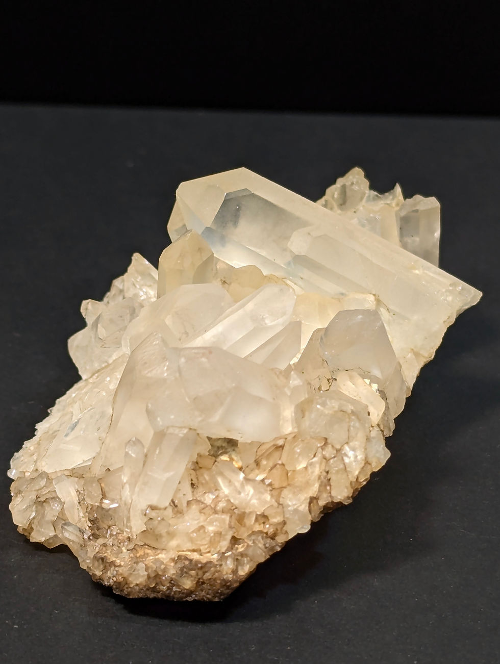 Thumbnail: Cluster Cristalli di Quarzo Finestra naturale trasparente - 149 g - Madagascar