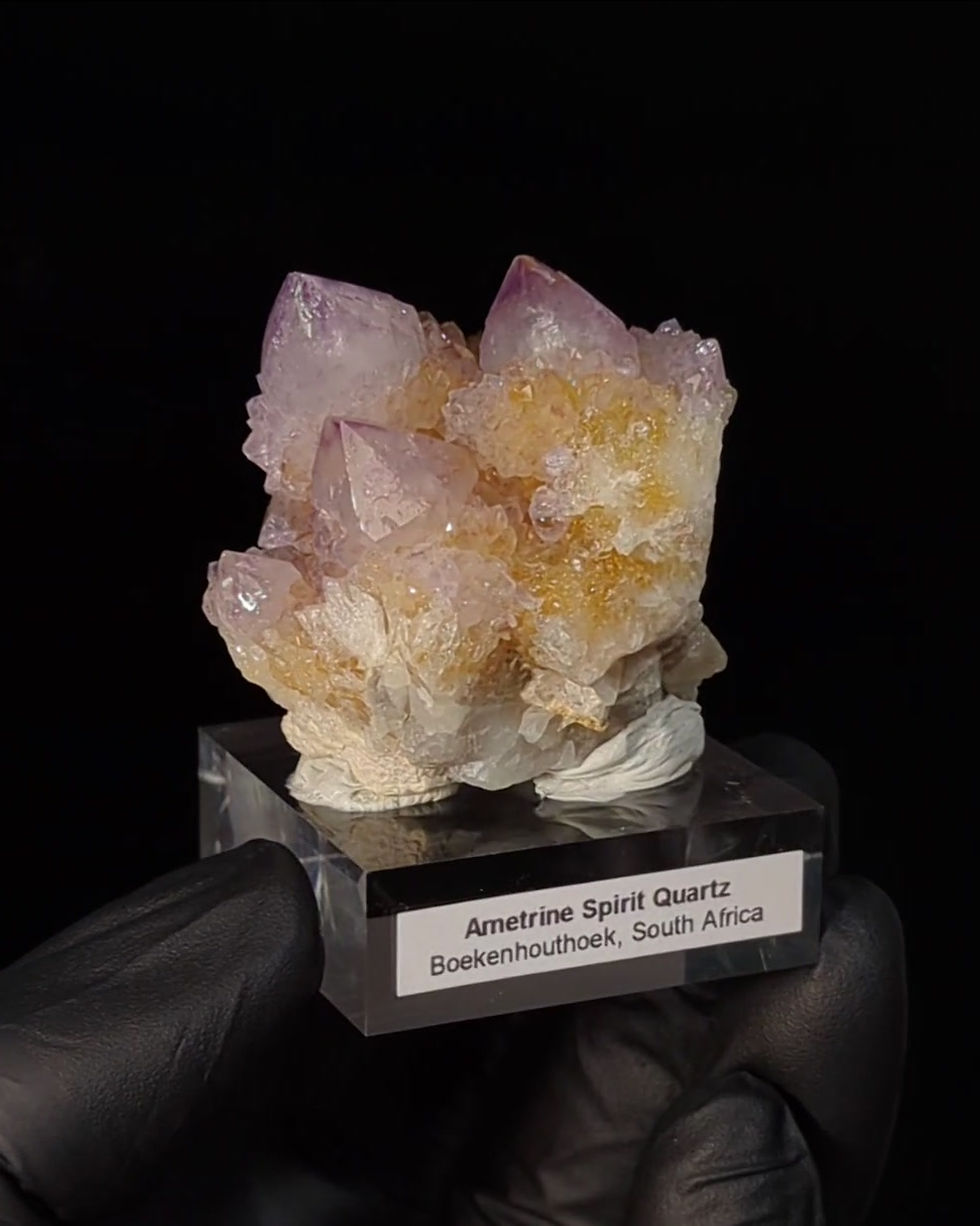 Miniatura: 70 g - Ametrine Spirit Quartz (Cactus Flower) – Boekenhouthoek, South Africa