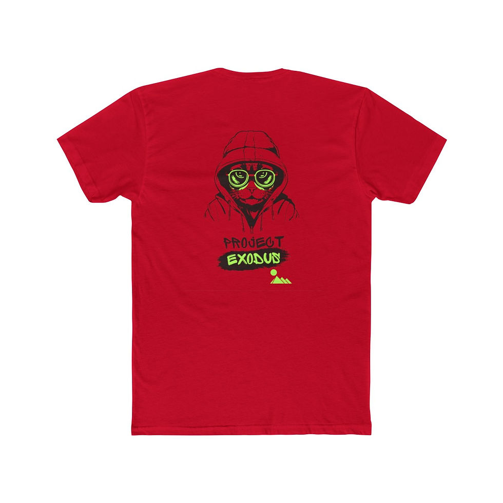 Thumbnail: Hacker Cat Tee Neon Collection