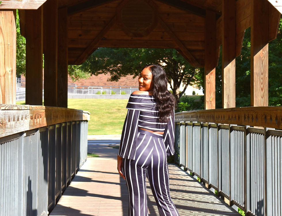Thumbnail: Sailor Tie Front 2 Piece Set