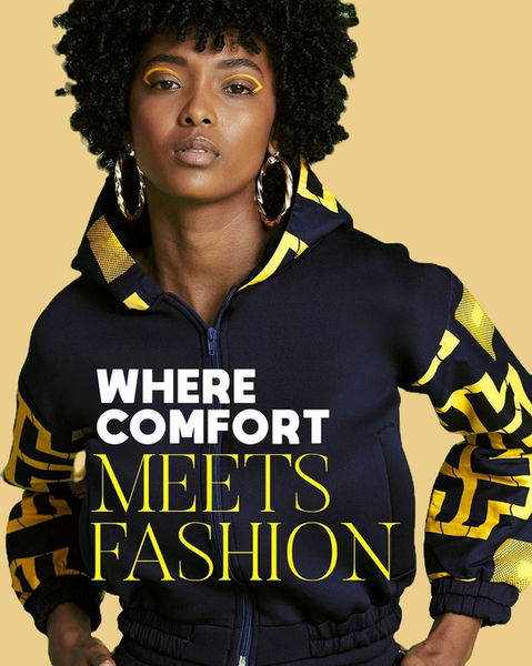 Model is wearing Avanglion earrings. Photo by YDE. Wardrobe by Khosi Nkosi. Meltrade Avang