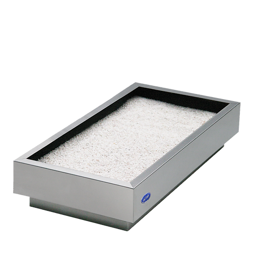 Arenero Rectangular 60x29x12 Acero Inoxidable