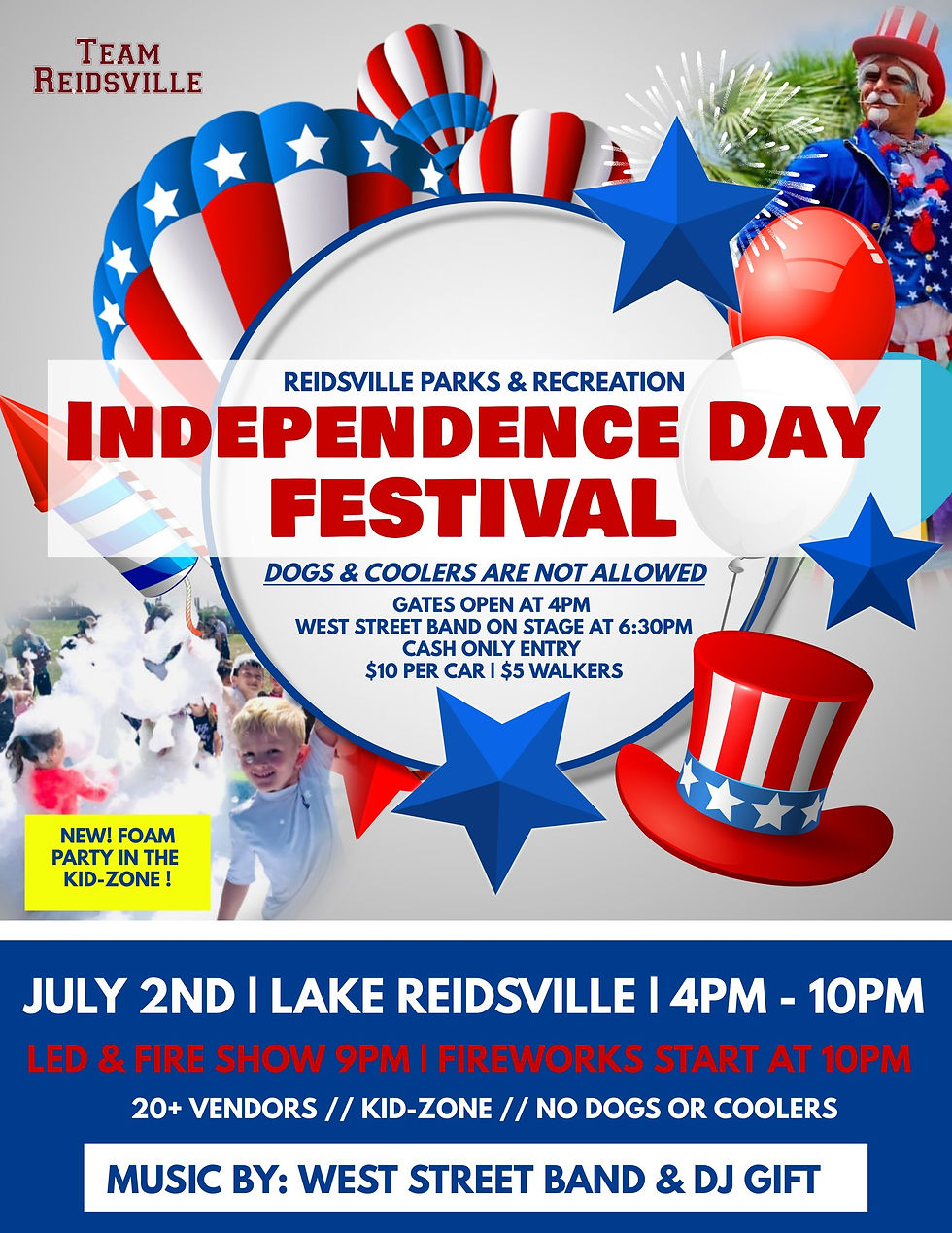 The City of Reidsville Fun 4th Celebration