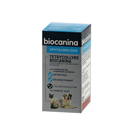 TETRYCOLLYRE BIOCANINA Collyre Fl/10ml