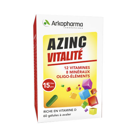 AZINC FORME VITALITE Gél dès 15ans Fl/60