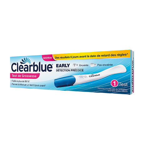 CLEARBLUE EARLY Test gross détect préc Stylo
