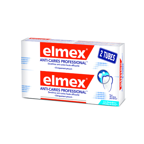 ELMEX ANTI-CARIES PROFESS Pâte dtf 2T/75ml