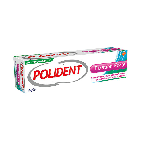 POLIDENT Cr adhés fix forte T/40g