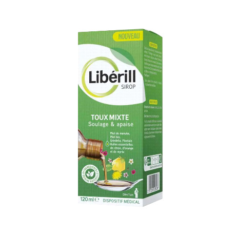 LIBERILL Sirop toux mixte adulte enfant dès 1 an Fl/120ml