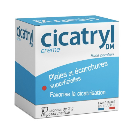 CICATRYL DM Cr pour application cutanée 10Sach/2g