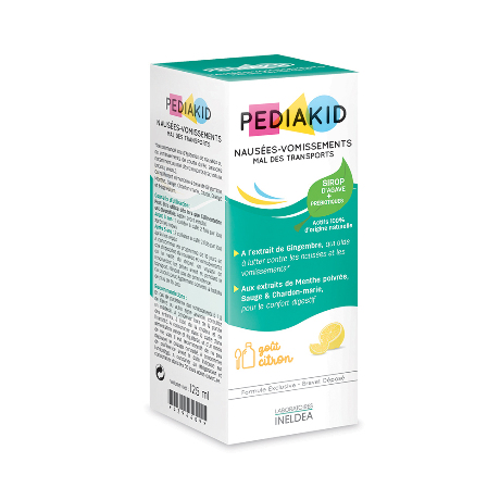 PEDIAKID MAL TRANSP Sp menth ch Enf Fl/125ml