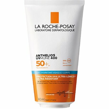 *ANTHELIOS UVMUNE 400 LA ROCHE POSAY SPF50+ Lait corps & visage Fl/150ml
