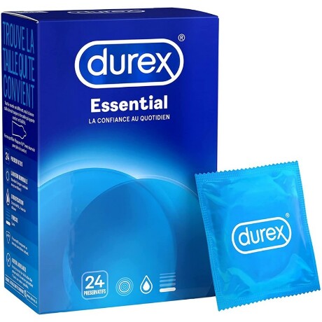 DUREX ESSENTIAL Préservatif lubrifié B/24