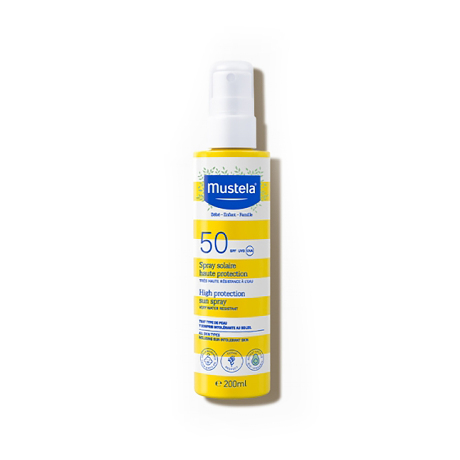 MUSTELA SOLAIRE SPF50+ Spray sol famill 200ml